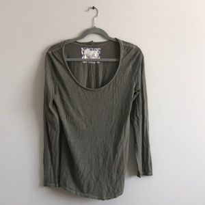 Green long sleeve shirt